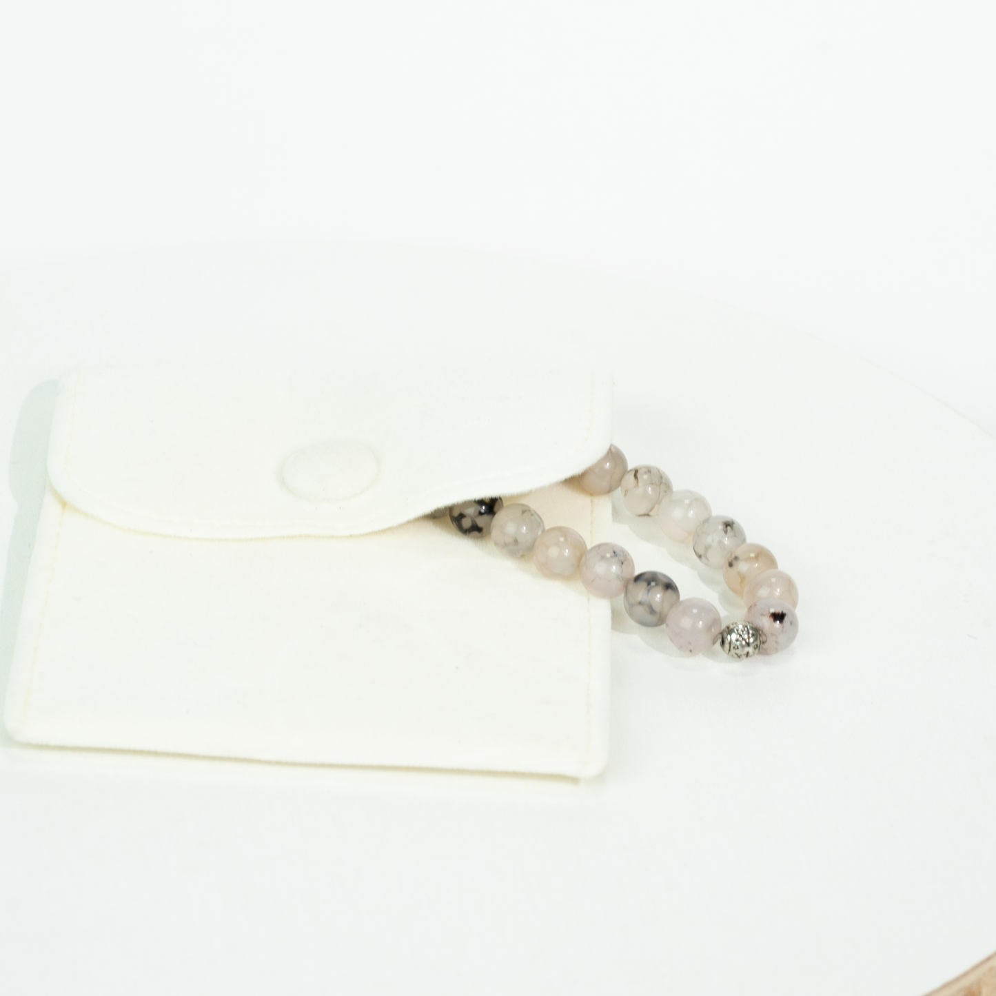 Bracelet Brume argentée