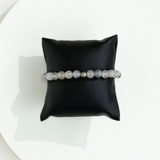 Bracelet Brume argentée