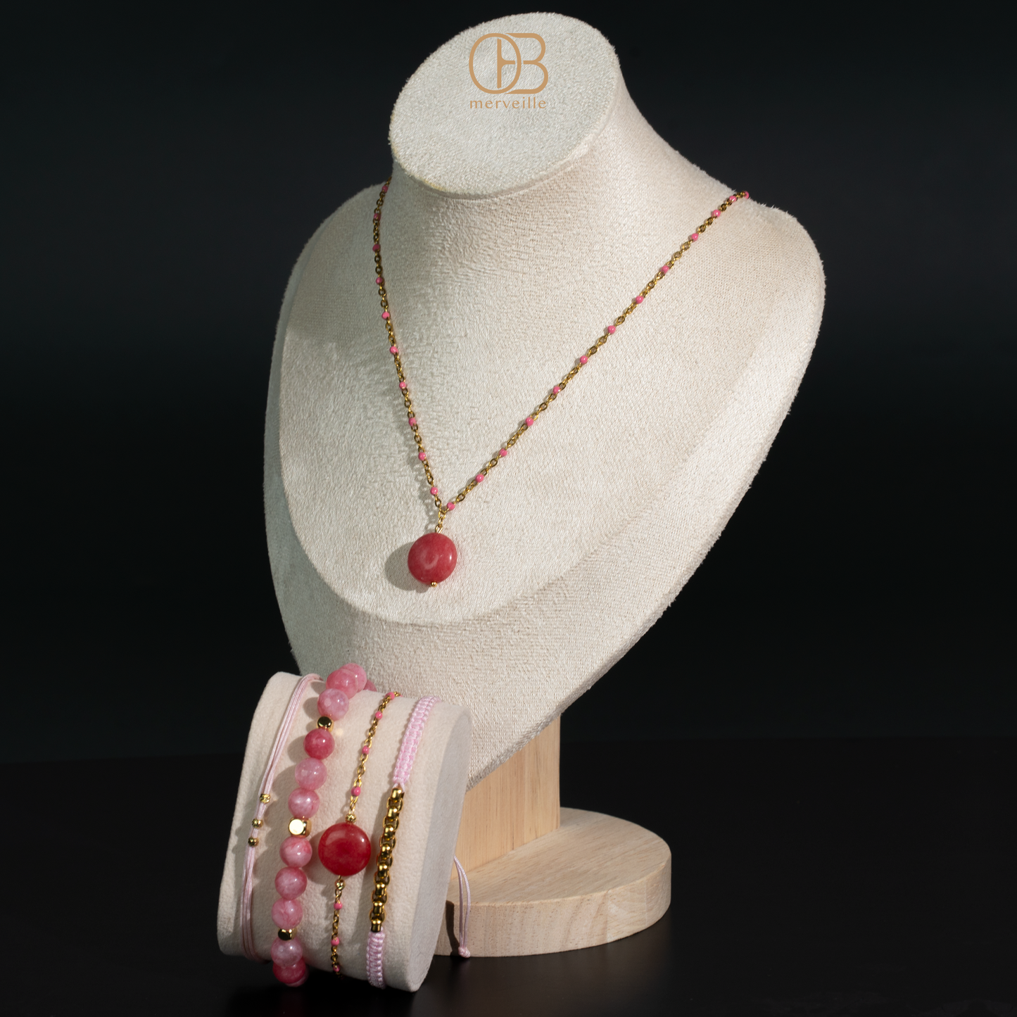 Ensemble Prunelle rosée